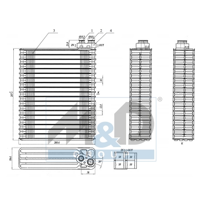 [997069] Verdampfer, Klimaanlage