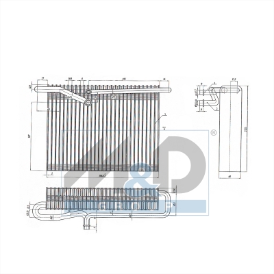 [997070] Verdampfer, Klimaanlage