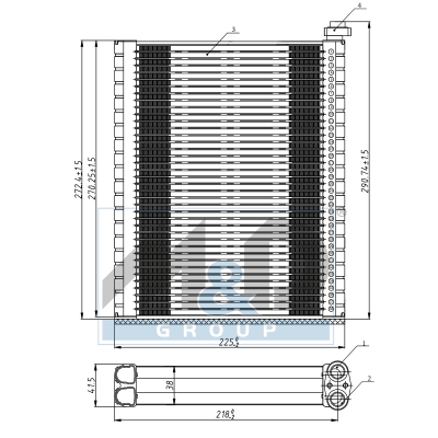 [997073] Verdampfer, Klimaanlage