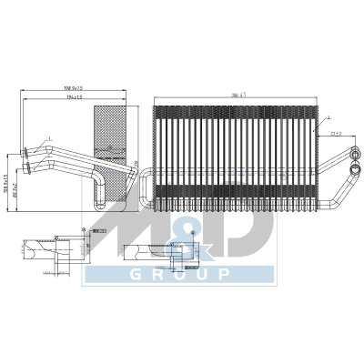 [997075] Verdampfer, Klimaanlage