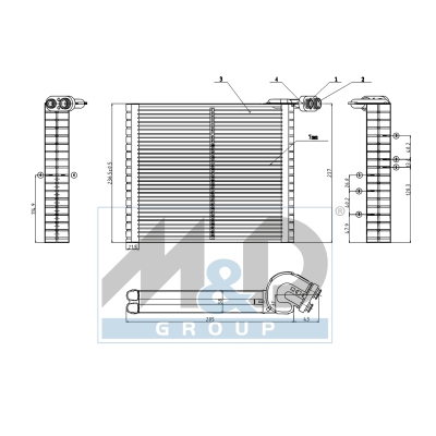 [997086] Verdampfer, Klimaanlage