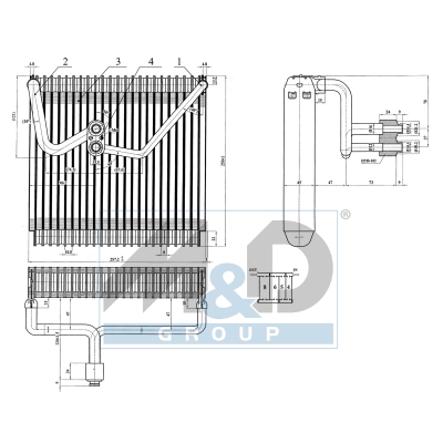 [997087] Verdampfer, Klimaanlage