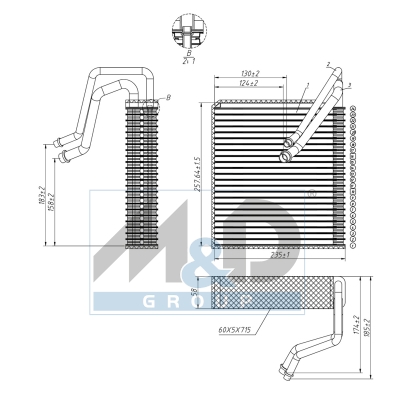 [997098] Verdampfer, Klimaanlage