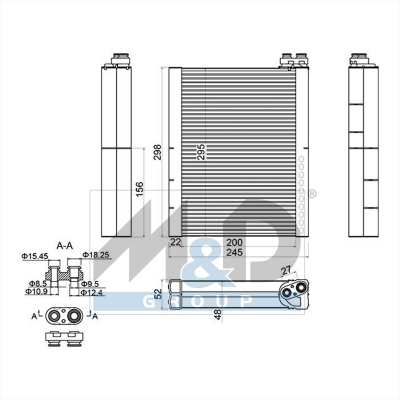 [997106] Verdampfer, Klimaanlage