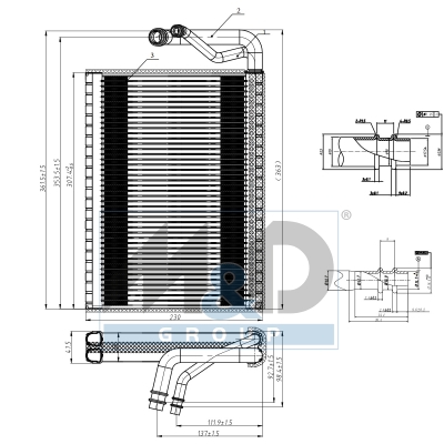 [997108] Verdampfer, Klimaanlage