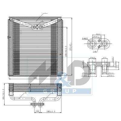 [997111] Verdampfer, Klimaanlage