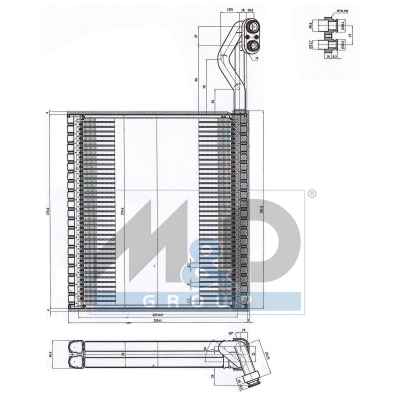 [997121] Verdampfer, Klimaanlage