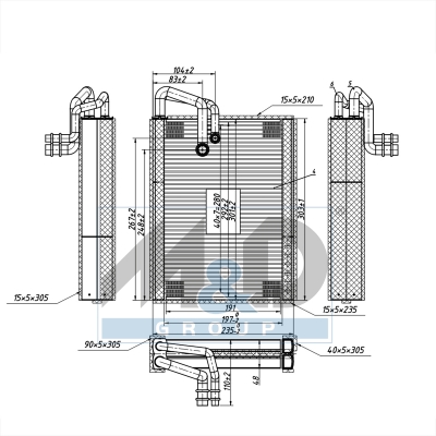 [997126] Verdampfer, Klimaanlage