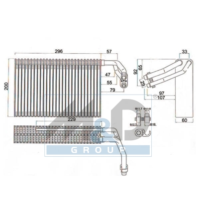 [997134] Verdampfer, Klimaanlage