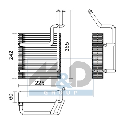 [997137] Verdampfer, Klimaanlage