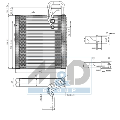 [997147] Verdampfer, Klimaanlage