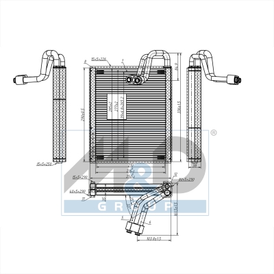 [997149] Verdampfer, Klimaanlage