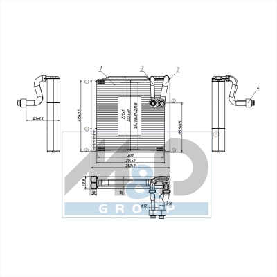 [997150] Verdampfer, Klimaanlage