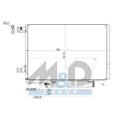 [991002] Kondensator, Klimaanlage