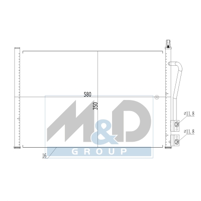 [991003] Kondensator, Klimaanlage