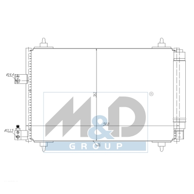 [991013] Kondensator, Klimaanlage