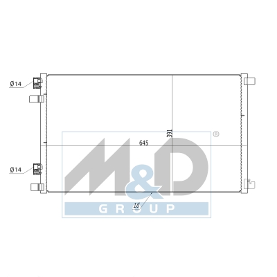 [991030] Kondensator, Klimaanlage