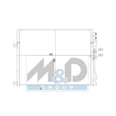 [991036] Kondensator, Klimaanlage