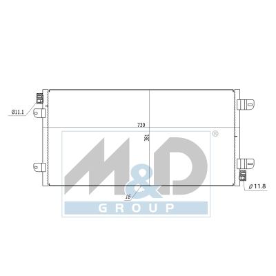 [991037] Kondensator, Klimaanlage
