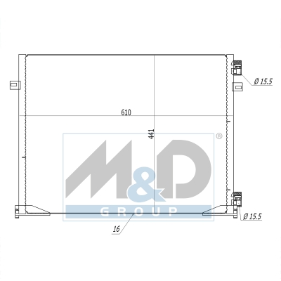 [991054] Kondensator, Klimaanlage