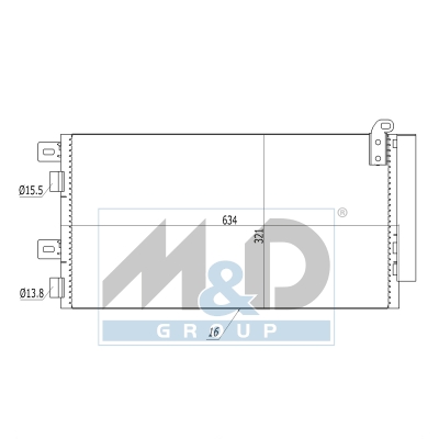 [991059] Kondensator, Klimaanlage