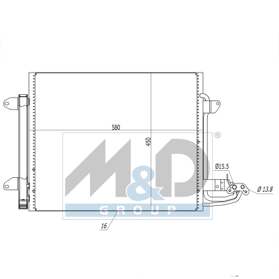 [991062] Kondensator, Klimaanlage