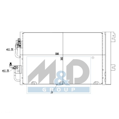 [991064] Kondensator, Klimaanlage