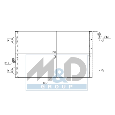 [991066] Kondensator, Klimaanlage