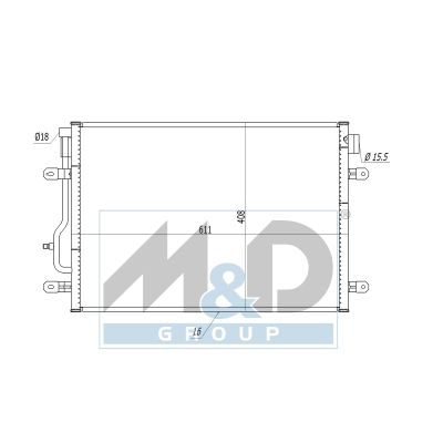 [991067] Kondensator, Klimaanlage