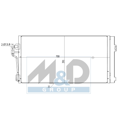 [991071] Kondensator, Klimaanlage