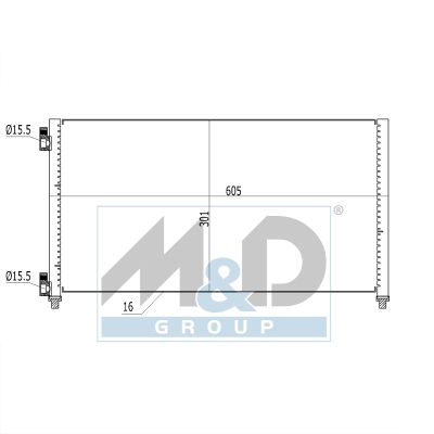 [991073] Kondensator, Klimaanlage