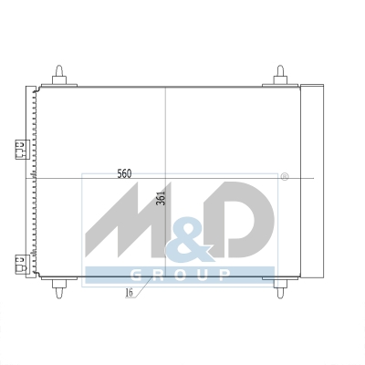 [991075] Kondensator, Klimaanlage