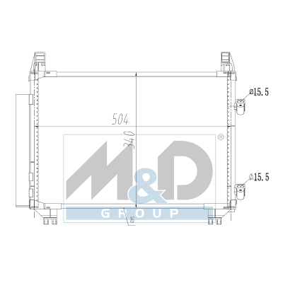 [991077] Kondensator, Klimaanlage