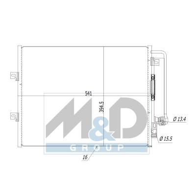 [991078] Kondensator, Klimaanlage
