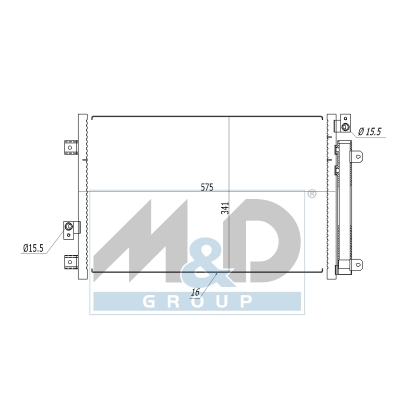 [991082] Kondensator, Klimaanlage
