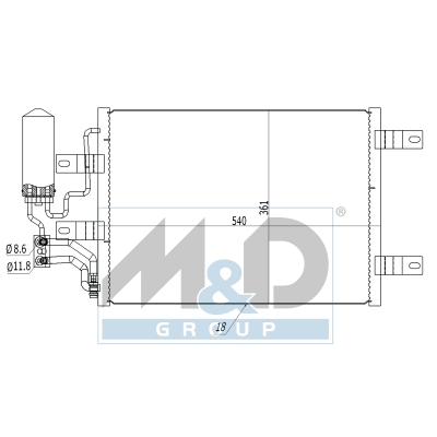 [991083] Kondensator, Klimaanlage
