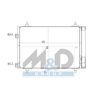 [991084] Kondensator, Klimaanlage