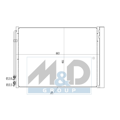 [991085] Kondensator, Klimaanlage