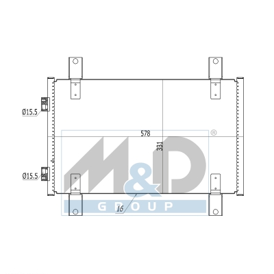 [991090] Kondensator, Klimaanlage