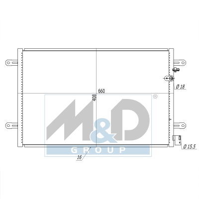 [991092] Kondensator, Klimaanlage
