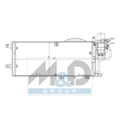 [991107] Kondensator, Klimaanlage
