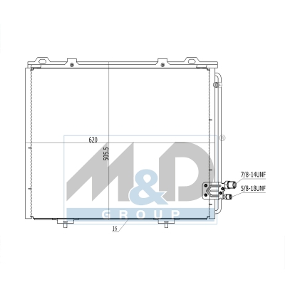 [991110] Kondensator, Klimaanlage