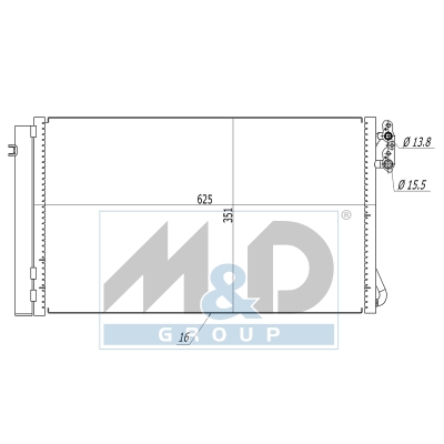 [991111] Kondensator, Klimaanlage