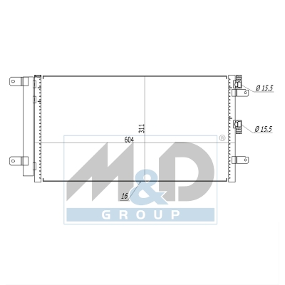 [991116] Kondensator, Klimaanlage