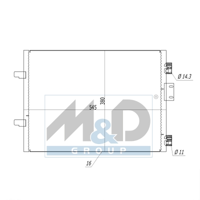 [991120] Kondensator, Klimaanlage