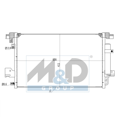 [991121] Kondensator, Klimaanlage