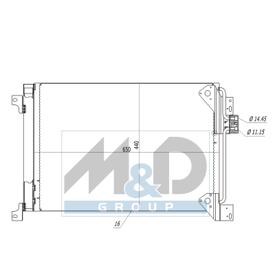 [991124] Kondensator, Klimaanlage