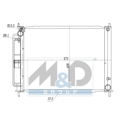 [991155] Kondensator, Klimaanlage
