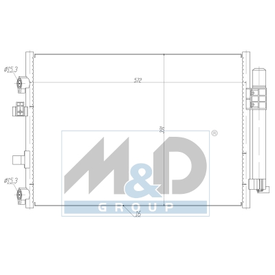 [991183] Kondensator, Klimaanlage