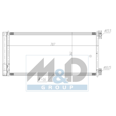[991193] Kondensator, Klimaanlage